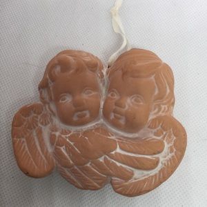 Terracotta angel/cherub ornament